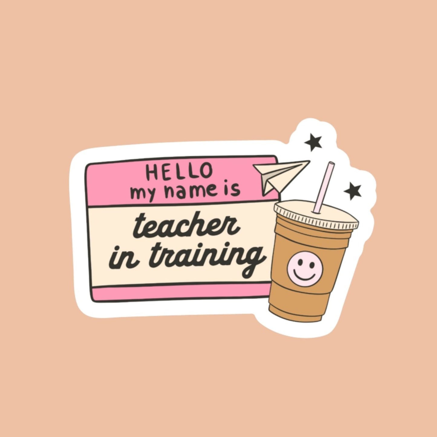 teacher in training sticker