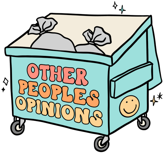 opinion dumpster sticker