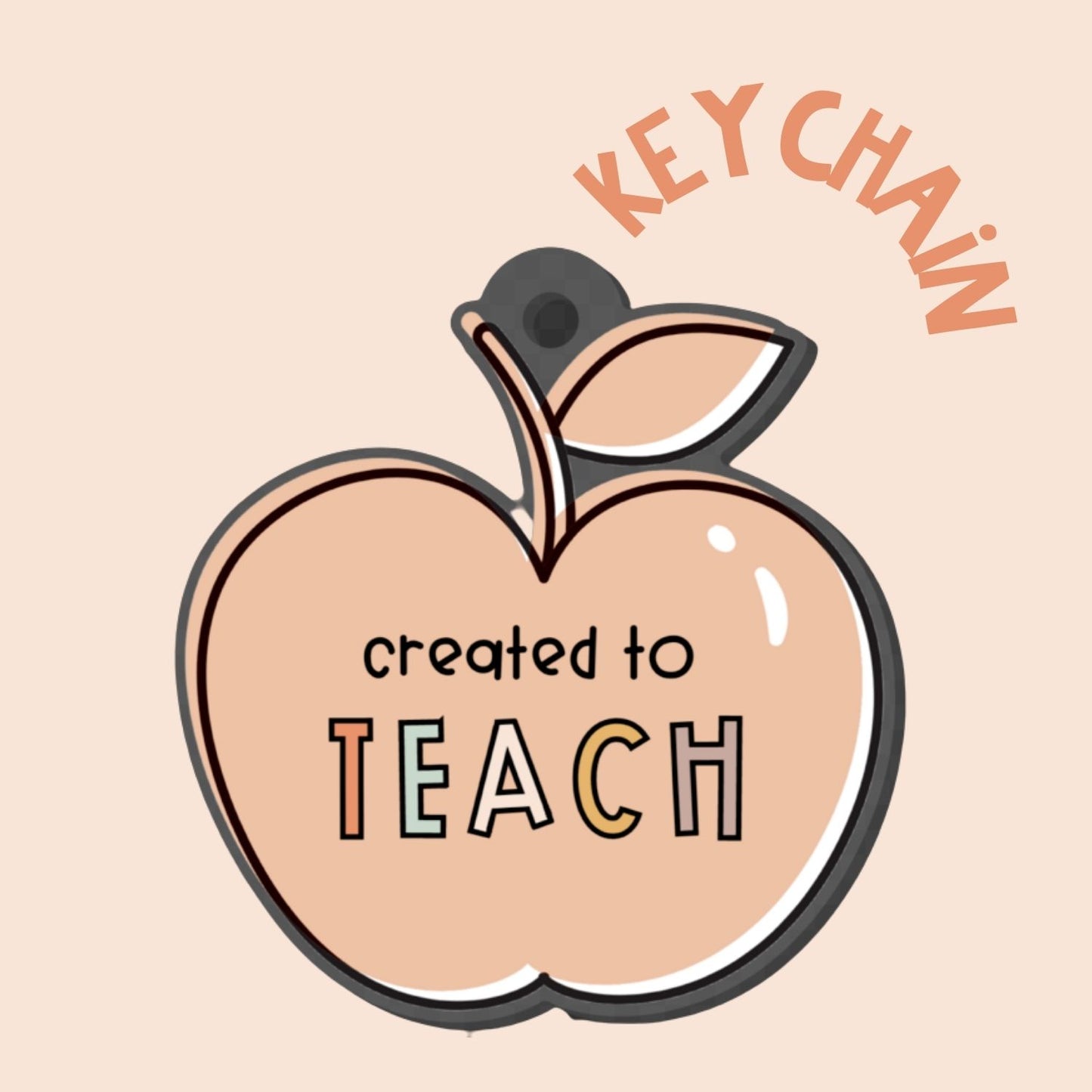 Created to Teach Keychain